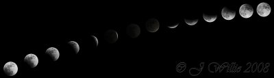 Lunar Eclipse: February 20-21, 2008, 8:36 PM -12:34 AM EST