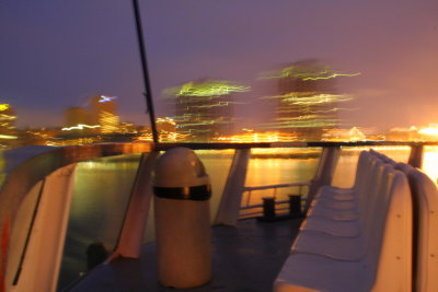 Nightime on the Harbour Ferry