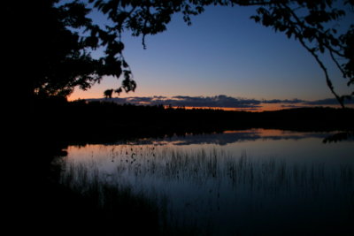 Sunset on Black Duck Lake