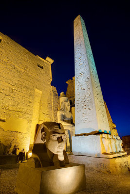 Luxor Temple entrance  HDR