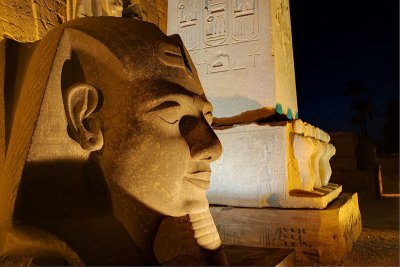 Rameses statue at Luxor Temple