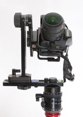 Canon 5D & shaved Tokina 10-17 mounted on a Nodal Ninja 5 pano head