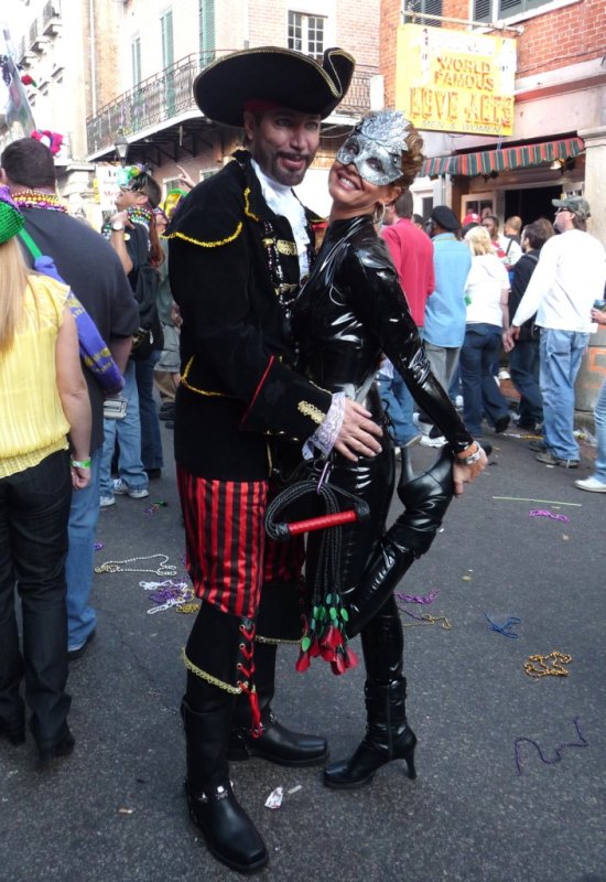 Costumes on Bourbon St.