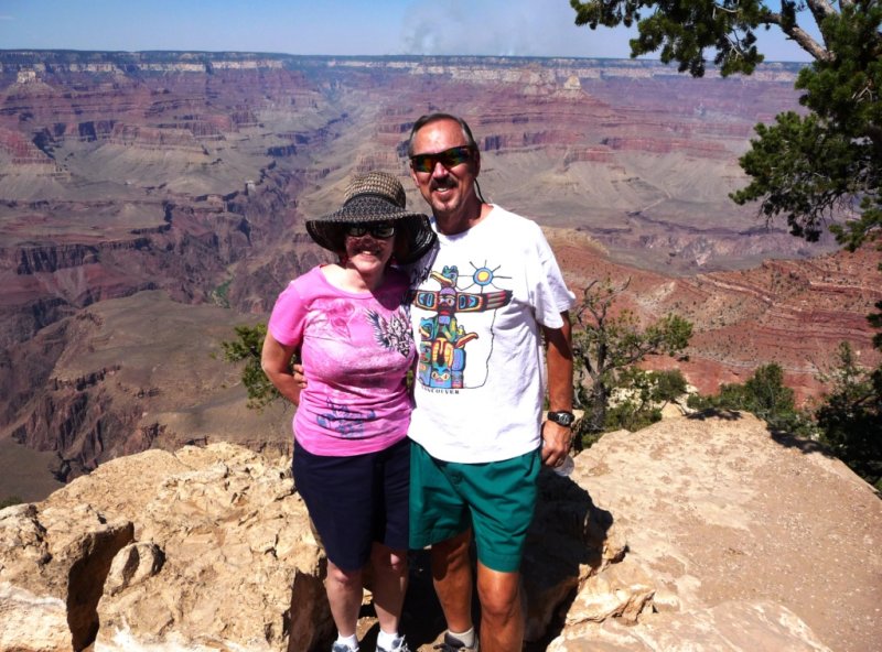 On the South Rim of the Grand Canyon