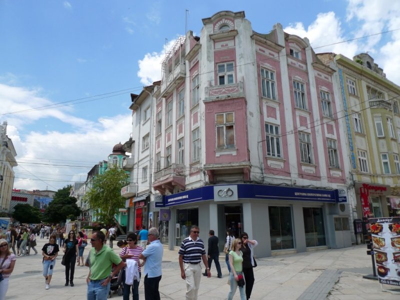 Pedestrian Street in Varna, Bulgaria