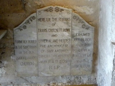 Headstone in San Fernando Cathedral