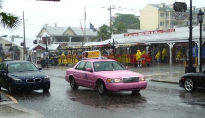 Pink Key West Cab