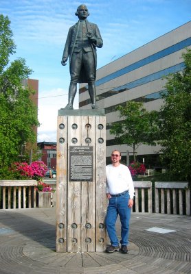 Anchorage Capt Cook Statue