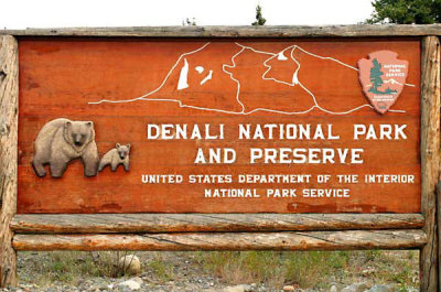 Entering Denali Wilderness Preserve