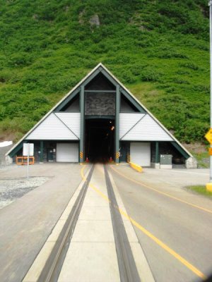 Entrance to Anton Anderson Memorial Tunnel