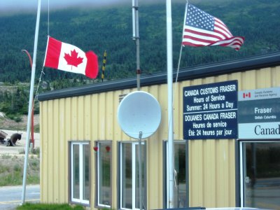 Border Crossing Into British Columbia