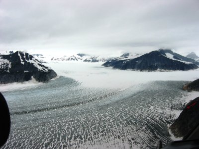 Ice and snow on Lower Norris Glacier