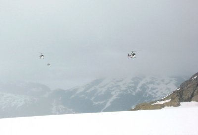 Helicopters Returning