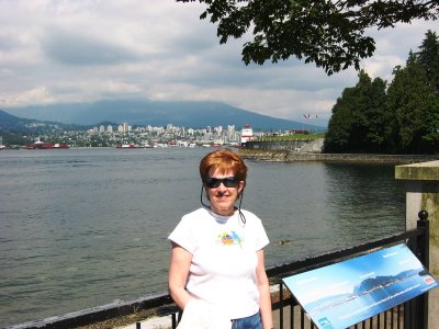 View of N. Vancouver across Burrard Inlet
