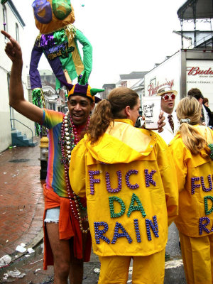 Fat Tuesday on Bourbon St.