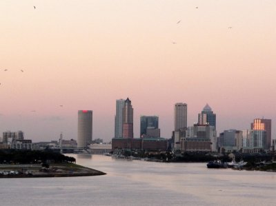 Tampa, FL at Sunset