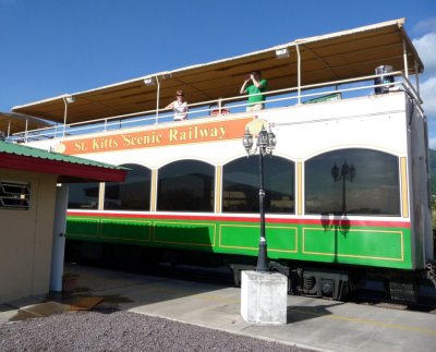 Susan on Board 'The Sugar Train'