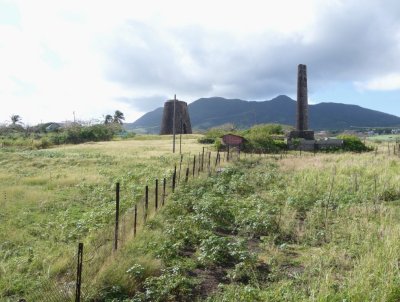 Old Windmill & Chimney from Sugar Plantation