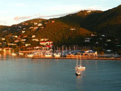 Sunrise in Tortola