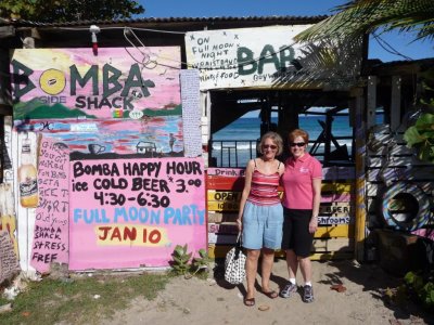 June & Susan at Bomba Shack