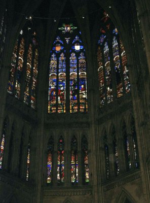 Stained Glass in St. Etienne Cathedral - Metz, France
