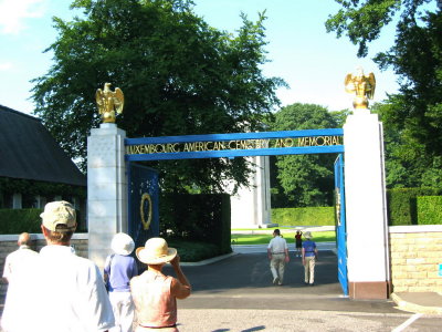 Luxembourg American Cemetery Entrance