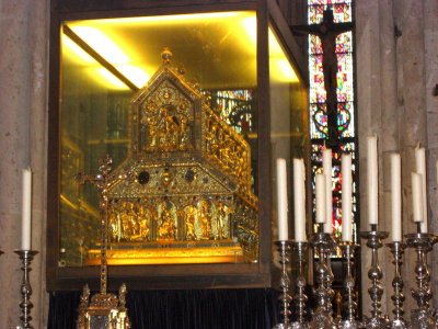 Shrine of the Three Kings in Cologne Cathedral, Germany