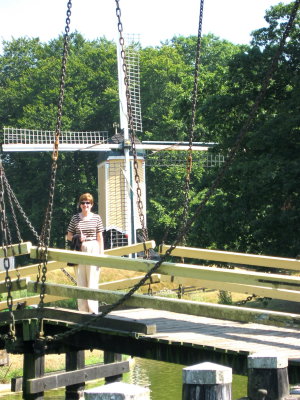 Susan on Bridge @ Arnhem Open Air Museum