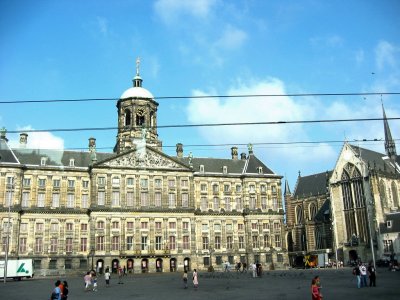 Palace on Dam Square in Amsterdam, NL