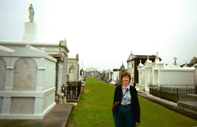Susan in Cemetery