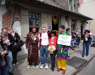 Susan with the Swiss Contingent