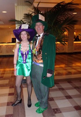 Susan & Kevin on Mardi Gras Day