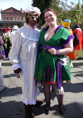 Big Bad Wolf & Rachel at Jackson Square