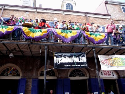 Balcony at Bourbon & St. Ann