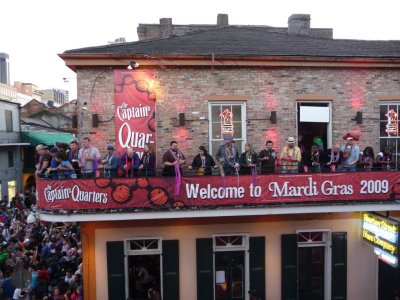 Captain Morgan's Balcony on Bourbon St.