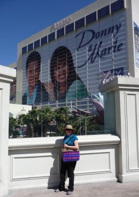 Susan in Front of Donny & Marie