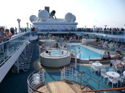 Pool Deck on the Coral Princess