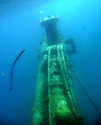 Mast of Shipwreck Antilla