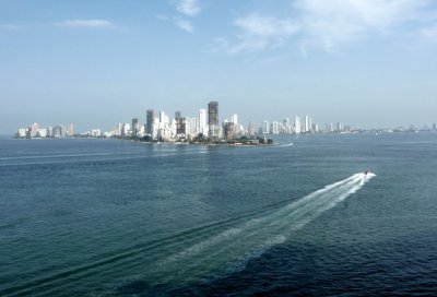 Arriving Cartagena, Colombia