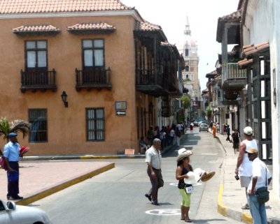 Street in Old  Cartagena