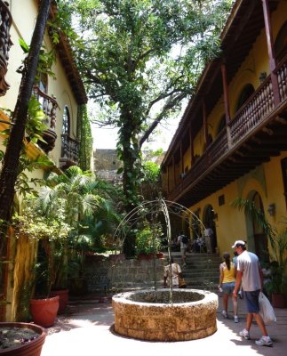 Old  Cartagena Courtyard