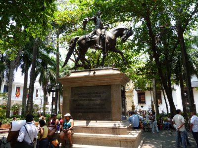Simon Bolivar Statue -- Cartagena