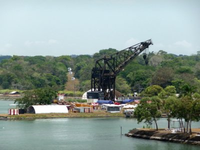 Floating Crane 'Goliath' (1914) on Gatun Lake