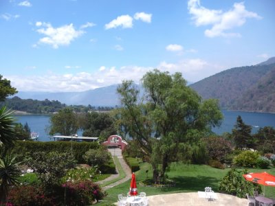 View of Lake Atitlan from Restaurant
