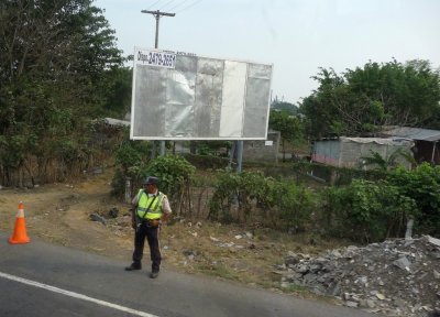 Roadside Guard in Guatemala
