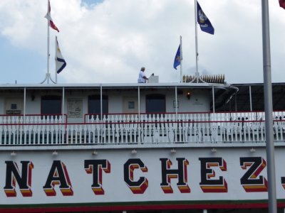 Playing the Calliope on the Steamboat Natchez