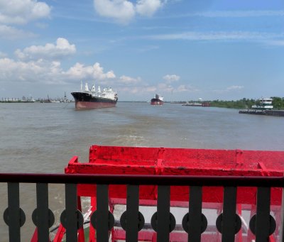 Ships at Anchor on the Mississippi River