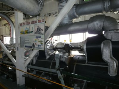 Engine Room on Steamboat Natchez