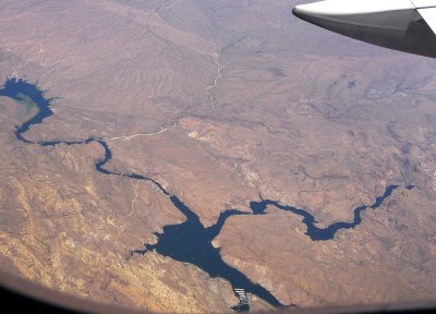Boats on Canyon Lake East of Phoenix