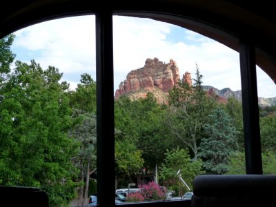 Lunch View from Oak Creek Brewery
